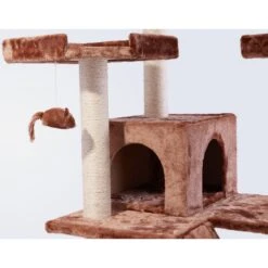 Frisco 72-in Large Base Faux Fur Cat Tree & Condo -Pet Cat Shop 101809 PT3. AC SS1800 V1584452388