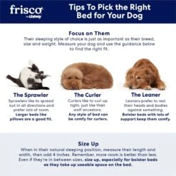 Frisco Pillow Dog Bed W/ Removeable Cover -Pet Cat Shop 113294 PT7. AC SS1800 V1668199311