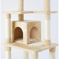 Frisco 78-in Faux Fur Cat Tree & Condo -Pet Cat Shop 128068 PT3. AC SS1800 V1505930982