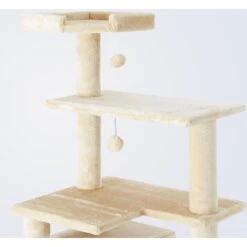 Frisco 78-in Faux Fur Cat Tree & Condo -Pet Cat Shop 128068 PT4. AC SS1800 V1505930980