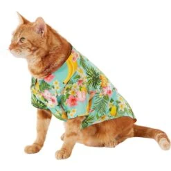 Frisco Pineapple Hawaiian Camp Dog & Cat Shirt -Pet Cat Shop 153596 PT2. AC SS1800 V1673304512
