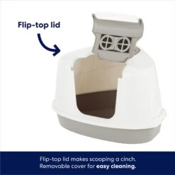 Frisco Flip Top Hooded Corner Cat Litter Box, Large, 21-in 7 Frisco Flip Top Hooded Corner Cat Litter Box, Large, 21-in -Pet Cat Shop 155656 PT2. AC SS1800 V1675279988
