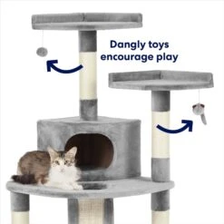 Frisco 48-in Faux Fur Cat Tree & Condo -Pet Cat Shop 163748 PT2. AC SS1800 V1667227026