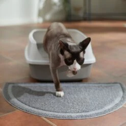Frisco Half Moon Cat Litter Mat -Pet Cat Shop 166302 PT3. AC SS1800 V1675280727