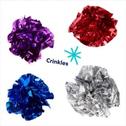 Frisco Colorful Crinkle Ball Cat Toy -Pet Cat Shop 166330 PT2. AC SS1800 V1686579202