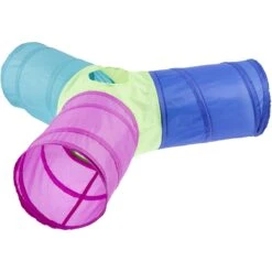 Frisco Foldable Play Tri-Tunnel Cat Toy -Pet Cat Shop 166382 PT5. AC SS1800 V1682976334