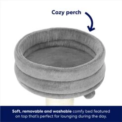 Frisco 24.8-in Heavy Duty Faux Fur Cat Tree 9 Frisco 24.8-in Heavy Duty Faux Fur Cat Tree -Pet Cat Shop 169397 PT3. AC SS1800 V1667229720