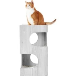Frisco 28-in Modern Cat Tree & Condo -Pet Cat Shop 177899 PT4. AC SS1800 V1584453174