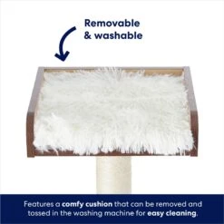 Frisco 62-in Modern Cat Tree & Condo -Pet Cat Shop 177901 PT4. AC SS1800 V1667227997