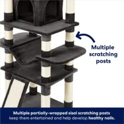 Frisco 68-in Faux Fur Cat Tree & Condo 11 Frisco 68-in Faux Fur Cat Tree & Condo -Pet Cat Shop 180384 PT4. AC SS1800 V1669908645