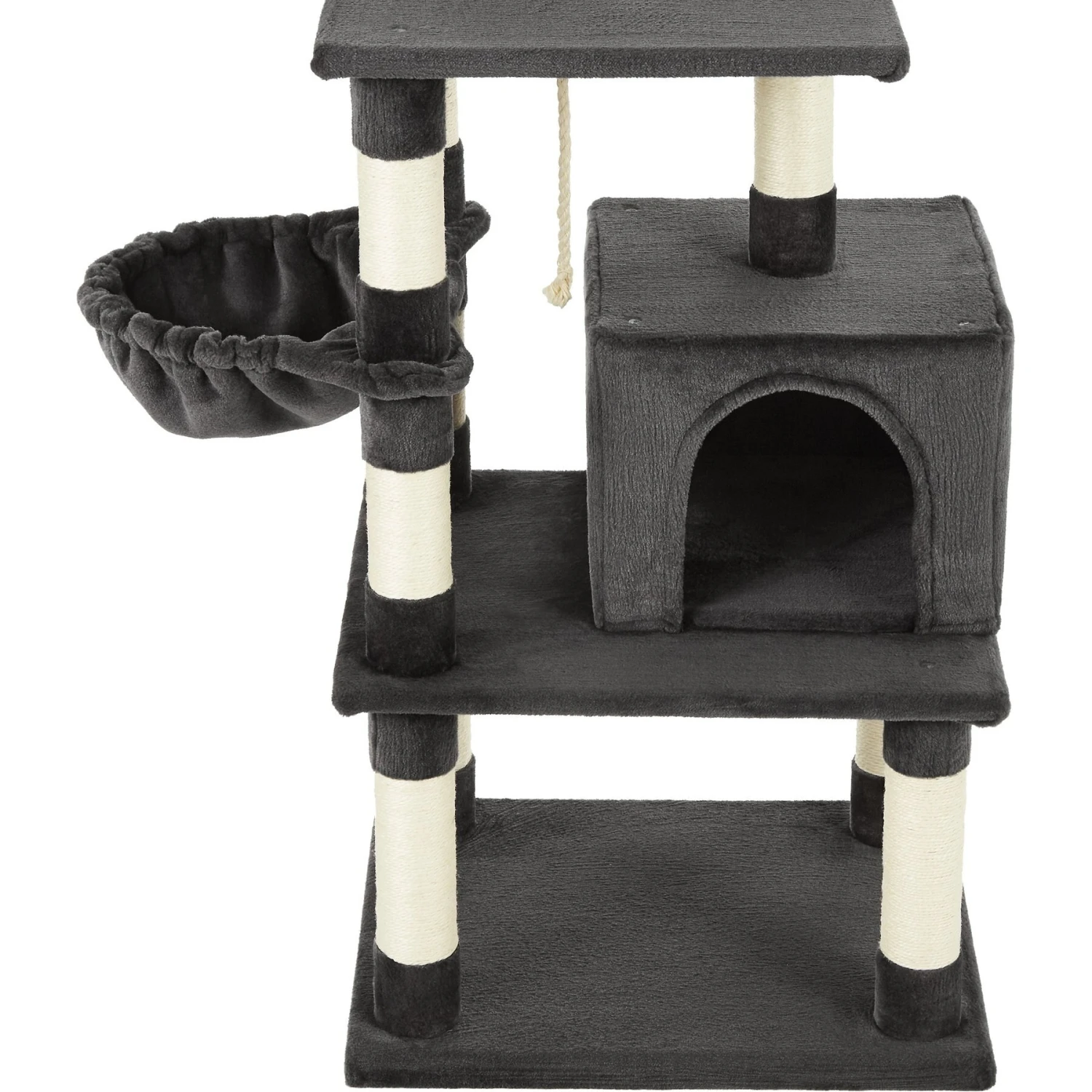 Frisco 59-in Faux Fur Cat Tree & Condo 4 Frisco 59-in Faux Fur Cat Tree & Condo - Image 4