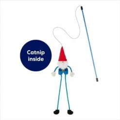 Frisco Gnome Teaser Wand Cat Toy With Catnip -Pet Cat Shop 204545 PT2. AC SS1800 V1686579199