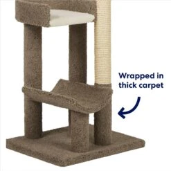 Frisco 69-in Real Carpet Wooden Cat Tree -Pet Cat Shop 208926 PT2. AC SS1800 V1667228667