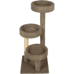 Frisco 50-in Real Carpet Wooden Cat Tree -Pet Cat Shop 208930 PT4. AC SS1800 V1589221429