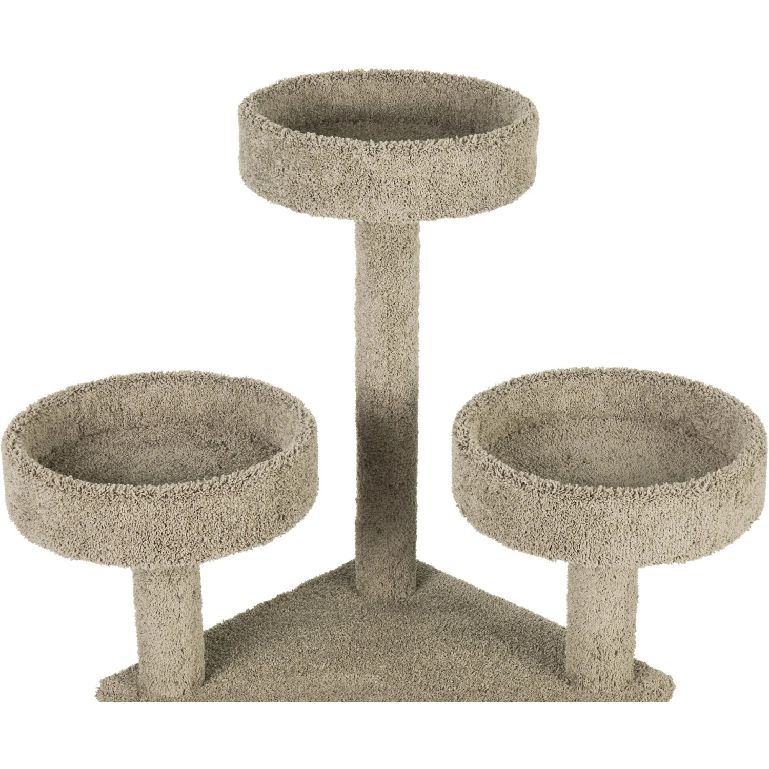 Frisco 65-in Real Carpet Scratch And Lounge Cat Tree 4 Frisco 65-in Real Carpet Scratch And Lounge Cat Tree - Image 4