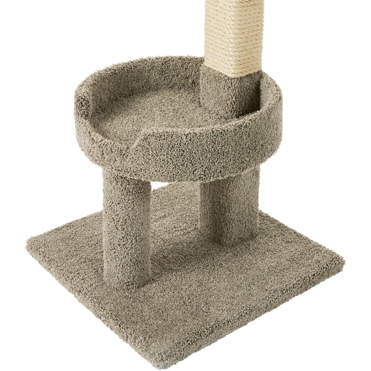 Frisco 30-in Real Carpet Wooden Cat Tree 4 Frisco 30-in Real Carpet Wooden Cat Tree - Image 4