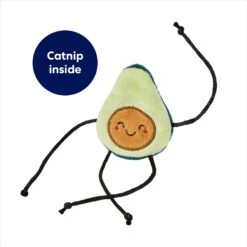 Frisco Dangly Avocado Buddy Plush Cat Toy With Catnip -Pet Cat Shop 213846 PT2. AC SS1800 V1691783910