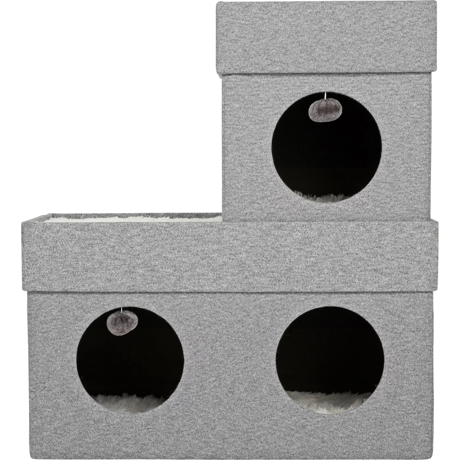 Frisco Double Cube Stackable And Collapsible Cat Condo 7 Frisco Double Cube Stackable And Collapsible Cat Condo - Image 7