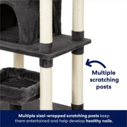 Frisco 66-in Cat Tree With Bed, Condo, Lounge Basket & Top Perch 10 Frisco 66-in Cat Tree With Bed, Condo, Lounge Basket & Top Perch -Pet Cat Shop 214381 PT4. AC SS1800 V1667229235