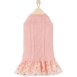 Frisco Cable Knit Dog & Cat Sweater Dress 9 Frisco Cable Knit Dog & Cat Sweater Dress -Pet Cat Shop 223706 PT3. AC SS1800 V1599055627