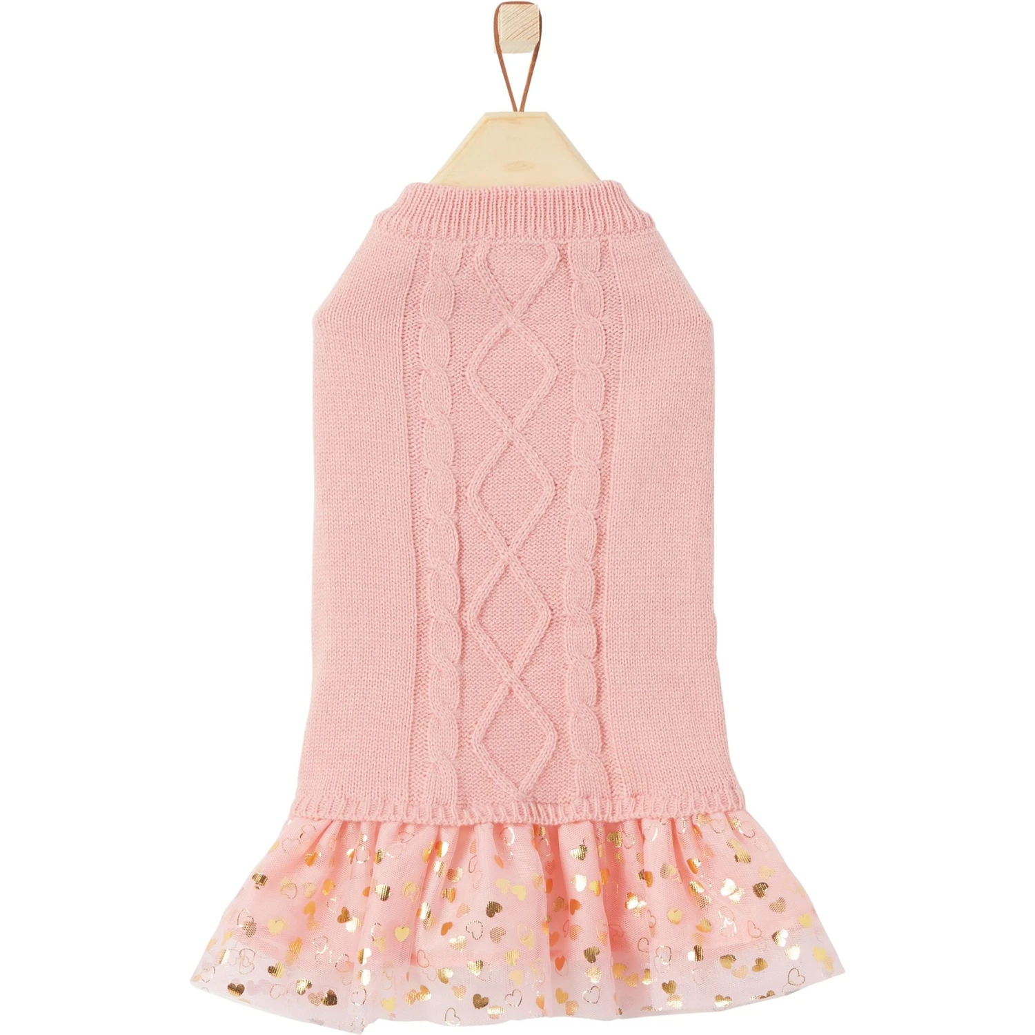 Frisco Cable Knit Dog & Cat Sweater Dress 4 Frisco Cable Knit Dog & Cat Sweater Dress - Image 4