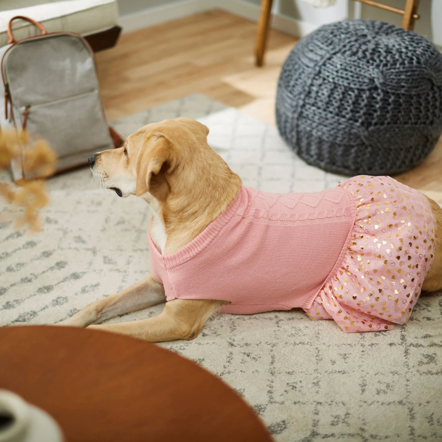 Frisco Cable Knit Dog & Cat Sweater Dress 6 Frisco Cable Knit Dog & Cat Sweater Dress - Image 6