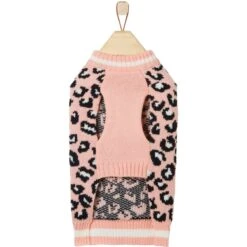 Frisco Leopard Print Dog & Cat Sweater -Pet Cat Shop 223755 PT4. AC SS1800 V1599508593