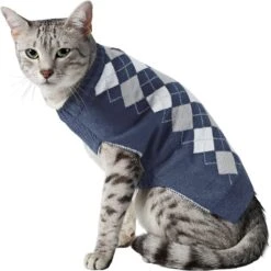 Frisco Argyle Dog & Cat Sweater -Pet Cat Shop 223858 PT2. AC SS1800 V1599748854