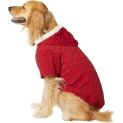 Frisco Textured Knit Dog & Cat Hoodie -Pet Cat Shop 224233 PT2. AC SS1800 V1637685691
