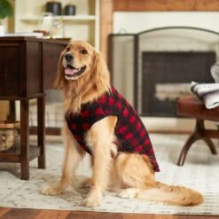 Frisco Ultra Lightweight Plaid Dog & Cat Fleece Vest -Pet Cat Shop 224280 PT7. AC SS1800 V1599566504