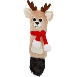 Frisco Holiday Reindeer Plush Kicker Cat Toy With Catnip