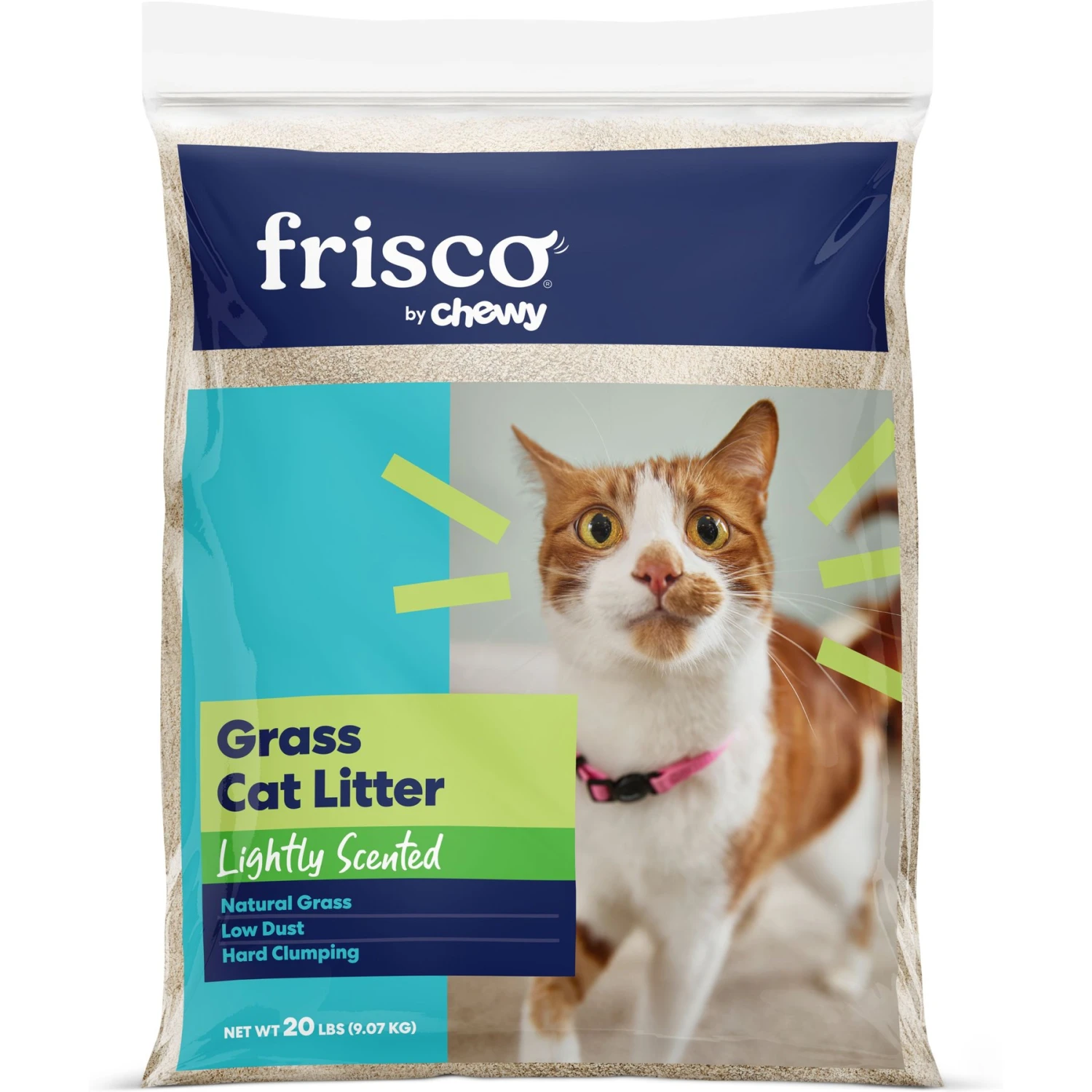 Frisco Natural Lightly Scented Clumping Grass Cat Litter 1 Frisco Natural Lightly Scented Clumping Grass Cat Litter