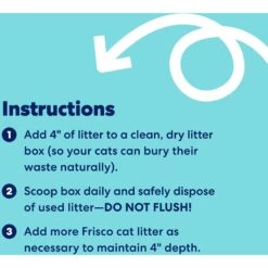 Frisco Lightweight Unscented Clumping Cat Litter -Pet Cat Shop 230716 PT5. AC SS1800 V1657656284