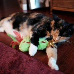 Frisco Holiday Christmas Tree Plush Kicker Cat Toy With Catnip -Pet Cat Shop 233305 PT2. AC SS1800 V1602172376