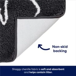Frisco Microfiber Chenille Fish Bone Litter Mat -Pet Cat Shop 236242 PT2. AC SS1800 V1676556263