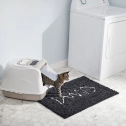 Frisco Microfiber Chenille Fish Bone Litter Mat -Pet Cat Shop 236242 PT4. AC SS1800 V1606833806