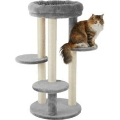Frisco 41-in Faux Fur Cat Tree -Pet Cat Shop 236538 PT2. AC SS1800 V1615987393
