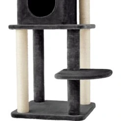 Frisco 55-in Faux Fur Cat Tree & Condo -Pet Cat Shop 236542 PT5. AC SS1800 V1616073614