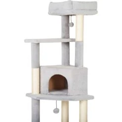 Frisco 80-in Faux Fur Cat Tree & Condo 9 Frisco 80-in Faux Fur Cat Tree & Condo -Pet Cat Shop 236556 PT4. AC SS1800 V1637694124