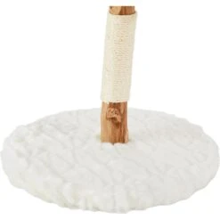 Frisco Natural Wood Modern Cat Tree With Toy, Ivory, Small -Pet Cat Shop 236559 PT5. AC SS1800 V1615988836