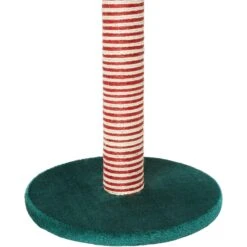 Frisco Holiday 29.5-in Candy Cane Sisal Cat Scratching Post With Toy -Pet Cat Shop 236565 PT5. AC SS1800 V1601330796