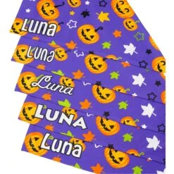 Frisco Halloween Pumpkins Personalized Dog & Cat Bandana -Pet Cat Shop 242815 PT4. AC SS1800 V1618511516