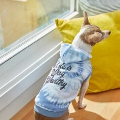 Frisco Life Is Wag Worthy Tiedye Print Dog & Cat Hoodie -Pet Cat Shop 249094 PT7. AC SS1800 V1614362017
