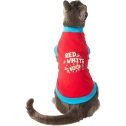 Frisco Red, White & Boop Dog & Cat T-Shirt -Pet Cat Shop 249242 PT2. AC SS1800 V1624613557