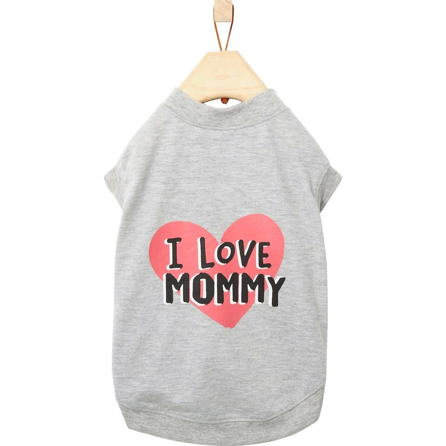 Frisco I Love Mommy Dog & Cat T-Shirt, Gray 1 Frisco I Love Mommy Dog & Cat T-Shirt, Gray