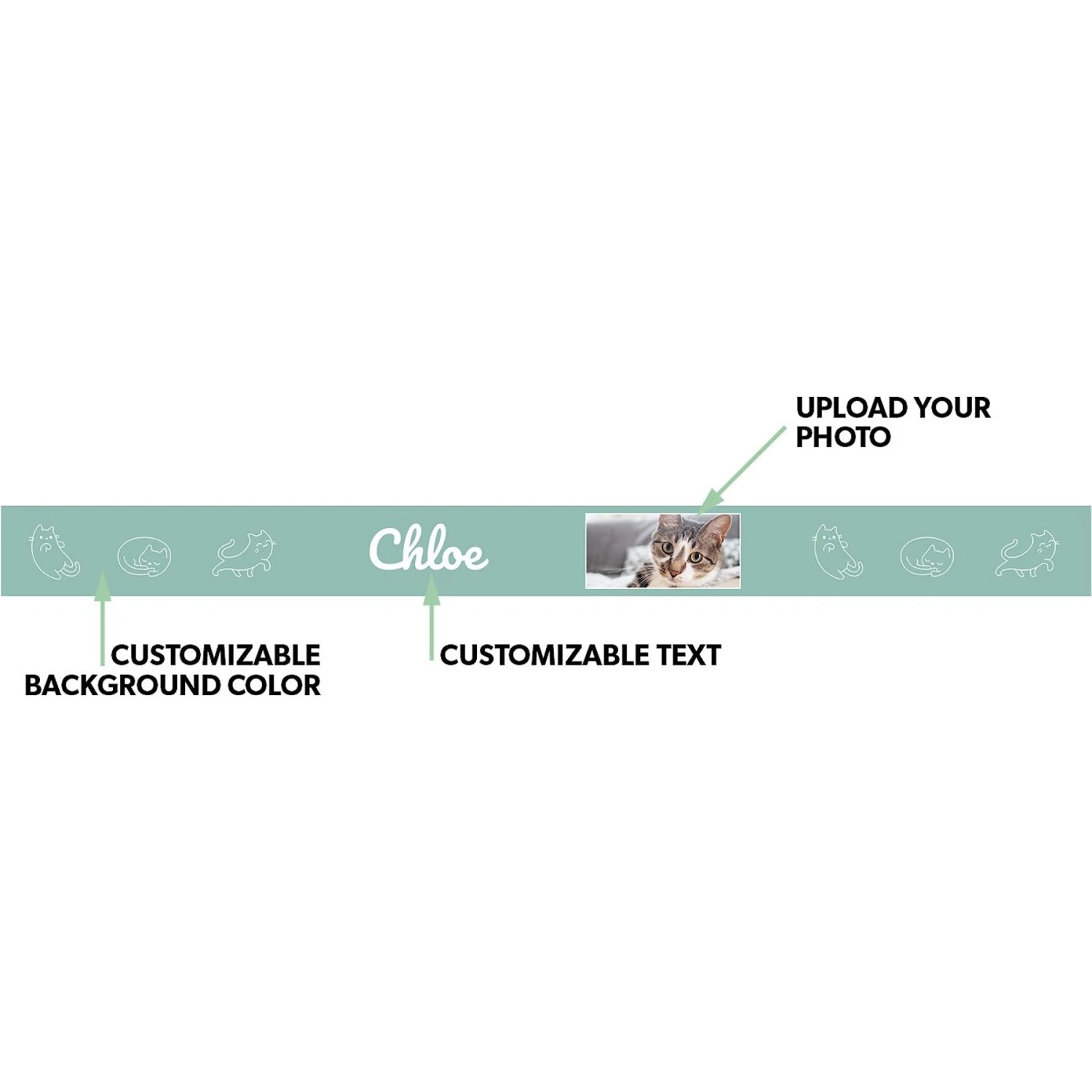 Frisco Playful Kitty Ceramic Personalized Cat Bowl, 1-cup, 8oz 2 Frisco Playful Kitty Ceramic Personalized Cat Bowl, 1-cup, 8oz - Image 2