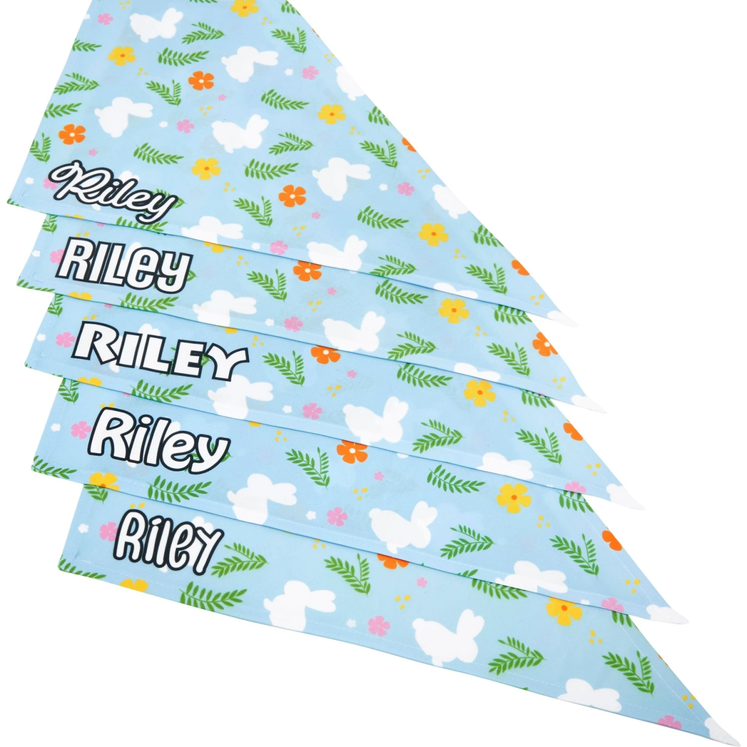 Frisco Easter Bunny Personalized Dog & Cat Bandana 5 Frisco Easter Bunny Personalized Dog & Cat Bandana - Image 5