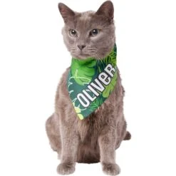 Frisco Tropical Palms Personalized Dog & Cat Bandana -Pet Cat Shop 254259 PT7. AC SS1800 V1632418584
