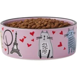 Frisco Paris Non-skid Ceramic Cat Dish -Pet Cat Shop 256117 PT3. AC SS1800 V1615311168