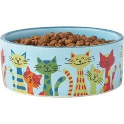 Frisco New York Non-skid Ceramic Cat Bowl -Pet Cat Shop 256121 PT3. AC SS1800 V1615311114